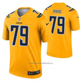 Camiseta NFL Legend Los Angeles Chargers Trey Pipkins Inverted Oro