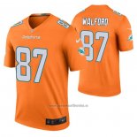 Camiseta NFL Legend Miami Dolphins Clive Walford Color Rush Naranja