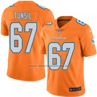 Camiseta NFL Legend Miami Dolphins Tunsil Naranja