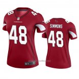 Camiseta NFL Legend Mujer Arizona Cardinals Isaiah Simmons Rojo