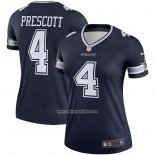Camiseta NFL Legend Mujer Dallas Cowboys Dak Prescott Azul