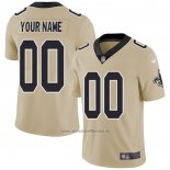 Camiseta NFL Legend New Orleans Saints Personalizada Crema