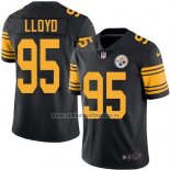 Camiseta NFL Legend Pittsburgh Steelers Lloyd Negro