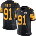 Camiseta NFL Legend Pittsburgh Steelers Tuitt Negro