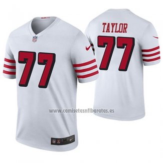 Camiseta NFL Legend San Francisco 49ers Jullian Taylor Blanco Color Rush