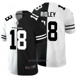 Camiseta NFL Limited Atlanta Falcons Ridley White Black Split
