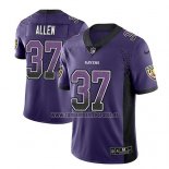 Camiseta NFL Limited Baltimore Ravens Javorius Allen Violeta 2018 Rush Drift Fashion