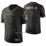 Camiseta NFL Limited Baltimore Ravens Robert Griffin III Golden Edition Negro