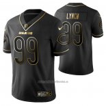 Camiseta NFL Limited Chicago Bears Aaron Lynch Golden Edition Negro