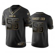 Camiseta NFL Limited Dallas Cowboys Leighton Vander Esch Golden Edition Negro