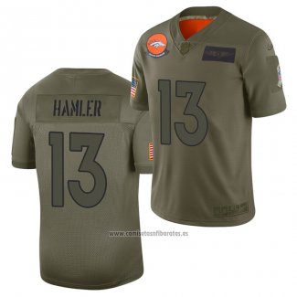 Camiseta NFL Limited Denver Broncos Kj Hamler 2019 Salute To Service Verde