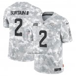 Camiseta NFL Limited Denver Broncos Patrick Surtain II 2024 Salute To Service Gris