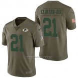 Camiseta NFL Limited Green Bay Packers 21 Ha Ha Clinton Dix 2017 Salute To Service Verde