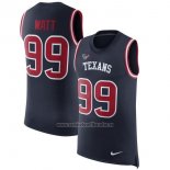 Camiseta NFL Limited Houston Texans Sin Mangas 99 Watt Azul