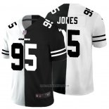 Camiseta NFL Limited Kansas City Chiefs Jones White Black Split