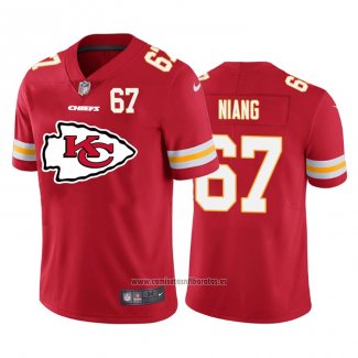 Camiseta NFL Limited Kansas City Chiefs Niang Big Logo Number Rojo