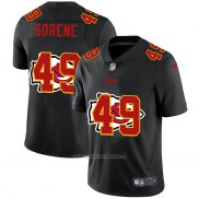 Camiseta NFL Limited Kansas City Chiefs Sorene Logo Dual Overlap Negro