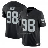 Camiseta NFL Limited Las Vegas Raiders Maxx Crosby Vapor F.U.S.E. Negro