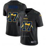 Camiseta NFL Limited Los Angeles Chargers Rivers Logo Dual Overlap Negro