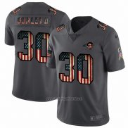 Camiseta NFL Limited Los Angeles Rams Gurley II Retro Flag Negro