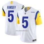Camiseta NFL Limited Los Angeles Rams Jalen Ramsey Vapor F.U.S.E. Blanco