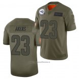 Camiseta NFL Limited Los Angeles Rams Cam Akers 2019 Salute To Service Verde