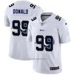 Camiseta NFL Limited Los Angeles Rams Donald Logo Dual Overlap Blanco
