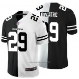 Camiseta NFL Limited Miami Dolphins Fitzpatric Black White Split