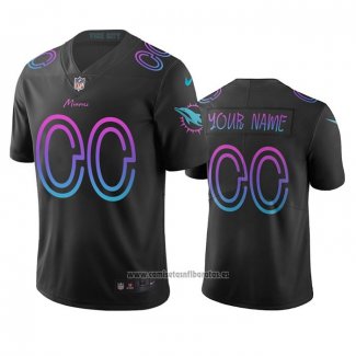 Camiseta NFL Limited Miami Dolphins Personalizada Ciudad Edition Negro