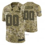 Camiseta NFL Limited Minnesota Vikings Personalizada Salute To Service Verde