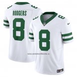 Camiseta NFL Limited New York Jets Aaron Rodgers Vapor F.U.S.E. Legacy Blanco