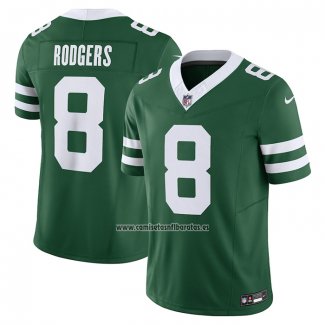 Camiseta NFL Limited New York Jets Aaron Rodgers Vapor F.U.S.E. Legacy Verde