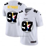 Camiseta NFL Limited Pittsburgh Steelers Heyward Logo Dual Overlap Blanco