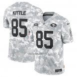 Camiseta NFL Limited San Francisco 49ers George Kittle 2024 Salute To Service Gris
