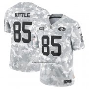 Camiseta NFL Limited San Francisco 49ers George Kittle 2024 Salute To Service Gris