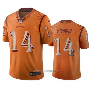 Camiseta NFL Limited Tampa Bay Buccaneers Chris Godwin Ciudad Edition Naranja