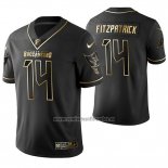 Camiseta NFL Limited Tampa Bay Buccaneers Ryan Fitzpatrick Golden Edition Negro
