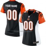 Camiseta NFL Mujer Cincinnati Bengals Personalizada Negro