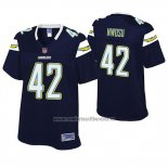 Camiseta NFL Mujer Los Angeles Chargers Uchenna Nwosu Pro Line Azul