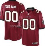 Camiseta NFL Tampa Bay Buccaneers Personalizada Rojo