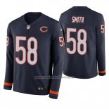 Camiseta NFL Therma Manga Larga Chicago Bears Roquan Smith Azul