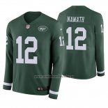 Camiseta NFL Therma Manga Larga New York Jets Joe Namath Verde