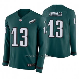 Camiseta NFL Therma Manga Larga Philadelphia Eagles Nelson Agholor Verde