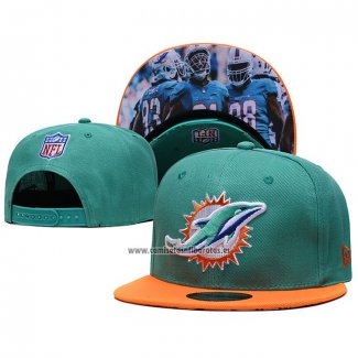 Gorra Miami Dolphins Naranja Verde