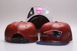 Gorra New England Patriots Snapbacks Marron