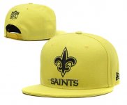 Gorra Orleans Saints Amarillo Negro