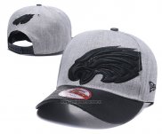 Gorra Philadelphia Eagles Gris Negro1
