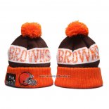 Gorro Beanie Cleveland Browns Blanco Marron Naranja