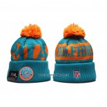 Gorro Beanie Miami Dolphins Verde Naranja