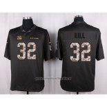 Camiseta NFL Anthracite Cincinnati Bengals Hill Apagado Salute To Service Gris